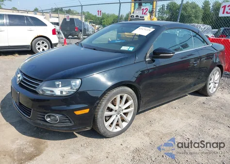 2012 Volkswagen Eos Komfort из США, поврежденный, VIN WVWBW7AH3CV010646
